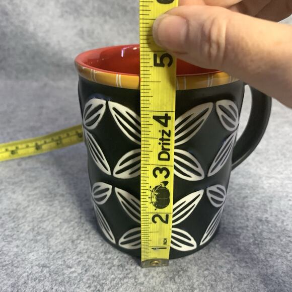 Starbucks Hawaiian Tiki 2008 Coffee Cup New Bone China Black Red Island - Picture 7 of 8